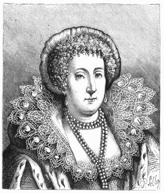 Countess of Pembroke. "Sidney's Sister, Pembroke's Mother." By NICHOLAS HILLIARD (?). From a rare Engraving. Countess of Pembroke. "Sidney's Sister, Pembroke's Mother." By NICHOLAS HILLIARD (?). From a rare Engraving.