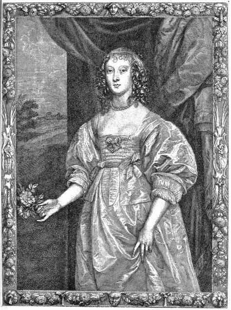 The Countess of Devonshire. By VAN DYCK. From the Engraving by P. Lombart. The Countess of Devonshire. By VAN DYCK. From the Engraving by P. Lombart.