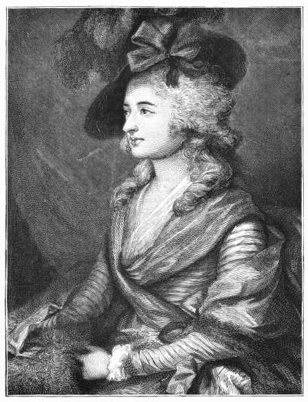 Mrs. Siddons. By GAINSBOROUGH. A.D. 1784.  In the National Gallery. Mrs. Siddons. By GAINSBOROUGH. A.D. 1784.  In the National Gallery.