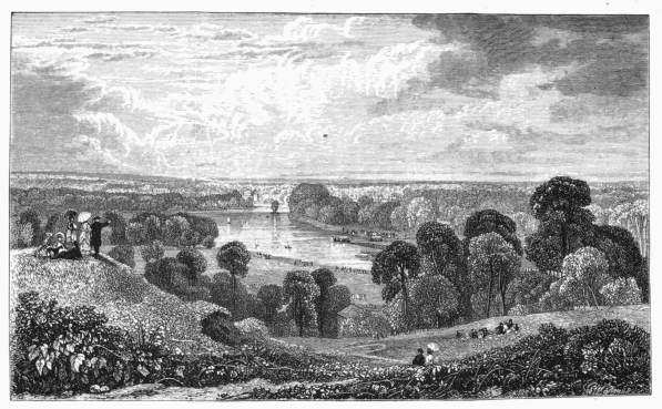 The View From Richmond Hill. By DE WINT. The View From Richmond Hill. By DE WINT.