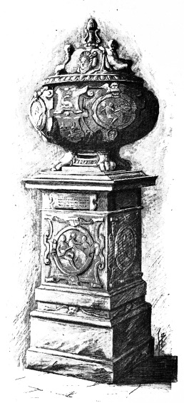 URN SCULPTURED FOR THE HEART OF FRANÇOIS Ier. URN SCULPTURED FOR THE HEART OF FRANÇOIS Ier.