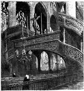 THE SCREEN LOOKING TOWARDS THE CHOIR. THE SCREEN LOOKING TOWARDS THE CHOIR.