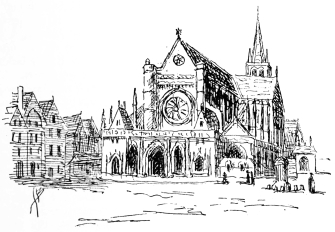 SAINT-GERMAIN, FROM AN OLD ENGRAVING. SAINT-GERMAIN, FROM AN OLD ENGRAVING.