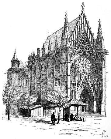 THE CHAPEL OF THE CHÂTEAU DE VINCENNES. THE CHAPEL OF THE CHÂTEAU DE VINCENNES.