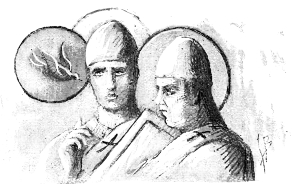 S. GREGORY AND S. LEO, BY FLANDRIN. S. GREGORY AND S. LEO, BY FLANDRIN.
