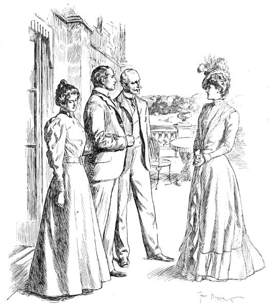 AN AWKWARD MOMENT—WINN TELLS LADY DOROTHY THAT OLIVE IS TO BE HIS WIFE.