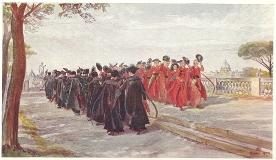 A MEETING ON THE PINCIAN: FRENCH AND GERMAN SEMINARISTS A MEETING ON THE PINCIAN: FRENCH AND GERMAN SEMINARISTS