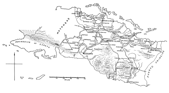 SKETCH MAP OF THE PROVINCE OF SANTA CLARA. SKETCH MAP OF THE PROVINCE OF SANTA CLARA.
