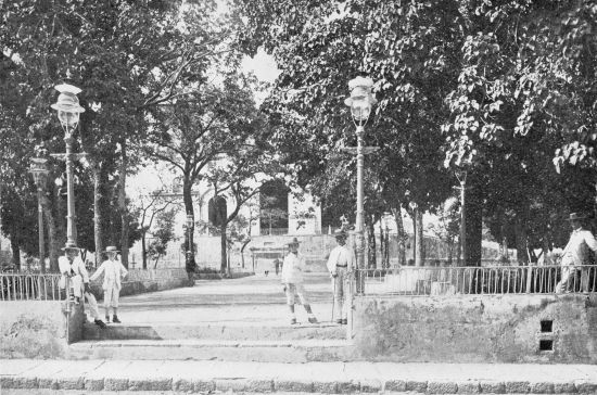 SQUARE IN FRONT OF GOVERNOR’S PALACE AT SANTIAGO DE CUBA. SQUARE IN FRONT OF GOVERNOR’S PALACE AT SANTIAGO DE CUBA.