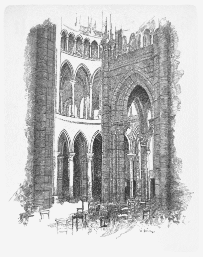 Soissons Cathedral. The Transept’s Southern Arm (c. 1180) Soissons Cathedral. The Transept’s Southern Arm (c. 1180)