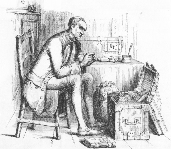 As some lone miser visiting his store