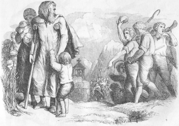 The Swiss their stormy mansions tread