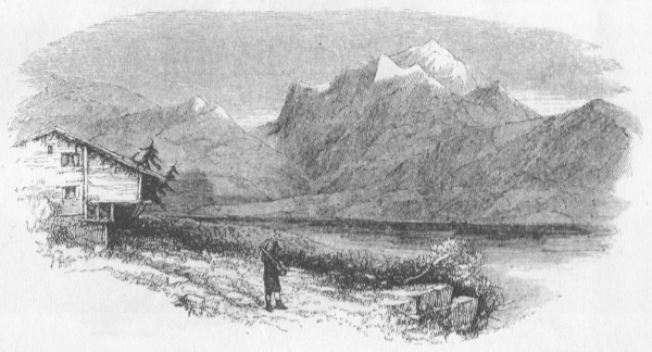 Breasts the air, and carols as he goes