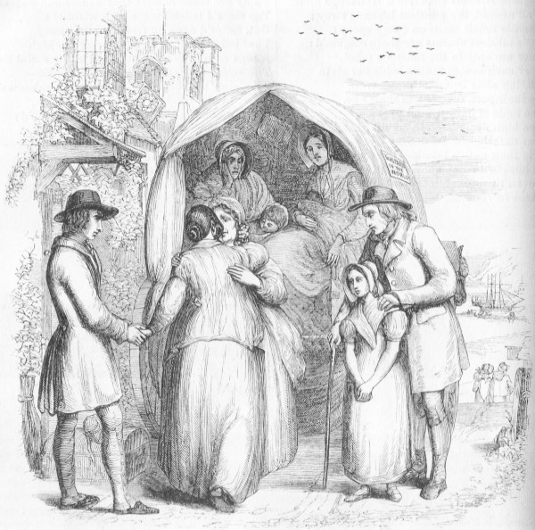 From their homes, a melancholy train