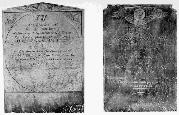 TOMBSTONES CUT BY BURNARD TOMBSTONES CUT BY BURNARD