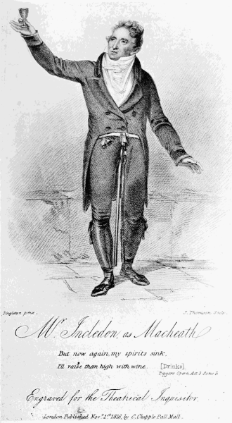 Mr. Incledon, as Macheath Mr. Incledon, as Macheath