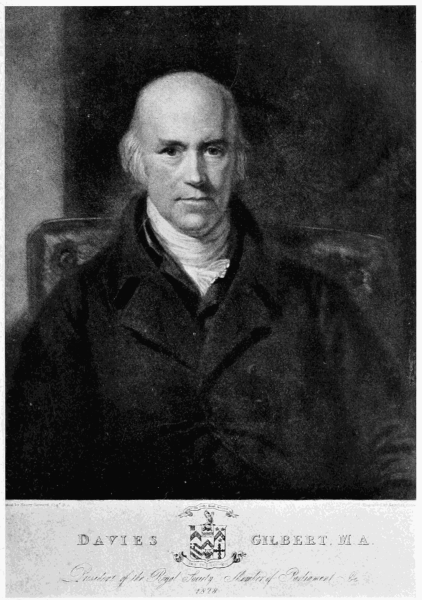 DAVIES GILBERT, M. A. DAVIES GILBERT, M. A.