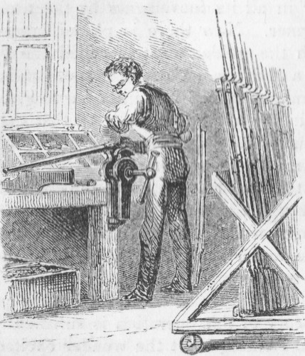 ASSEMBLING THE MUSKET. ASSEMBLING THE MUSKET.