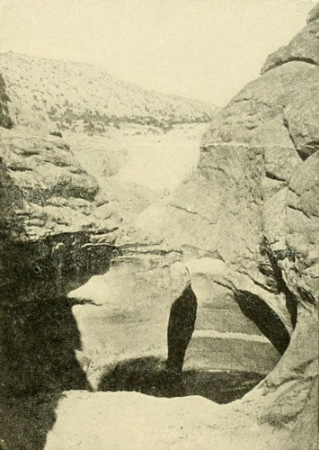 Pot-hole in Intermittent Water Course, Glen Canyon.