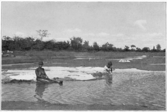 A Native Washerwoman on the Pitch Lake Trinidad A Native Washerwoman on the Pitch Lake Trinidad