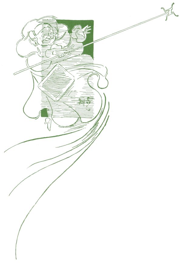 Witch with wand Witch with wand