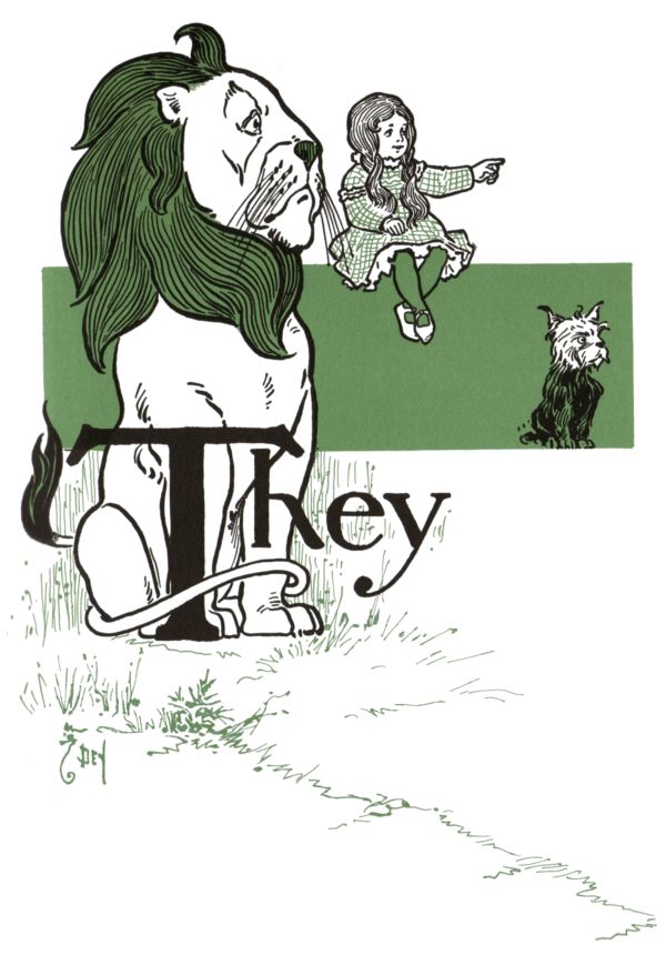 Lion and Dorothy Lion and Dorothy