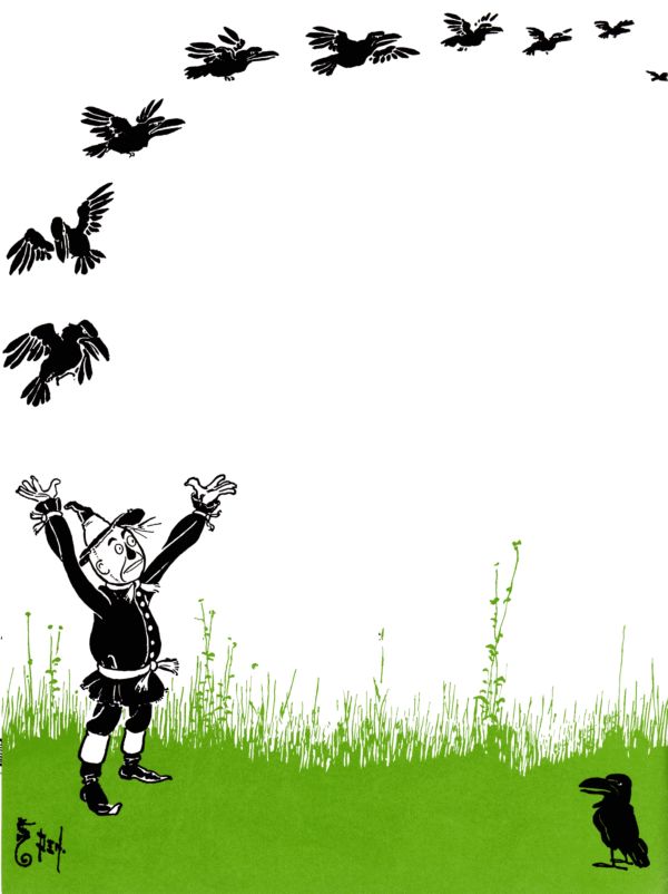 Scarecrow scaring crows Scarecrow scaring crows