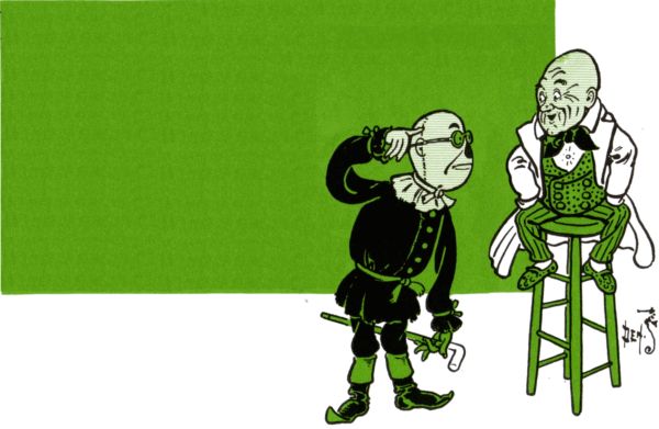 Scarecrow talking to Oz Scarecrow talking to Oz