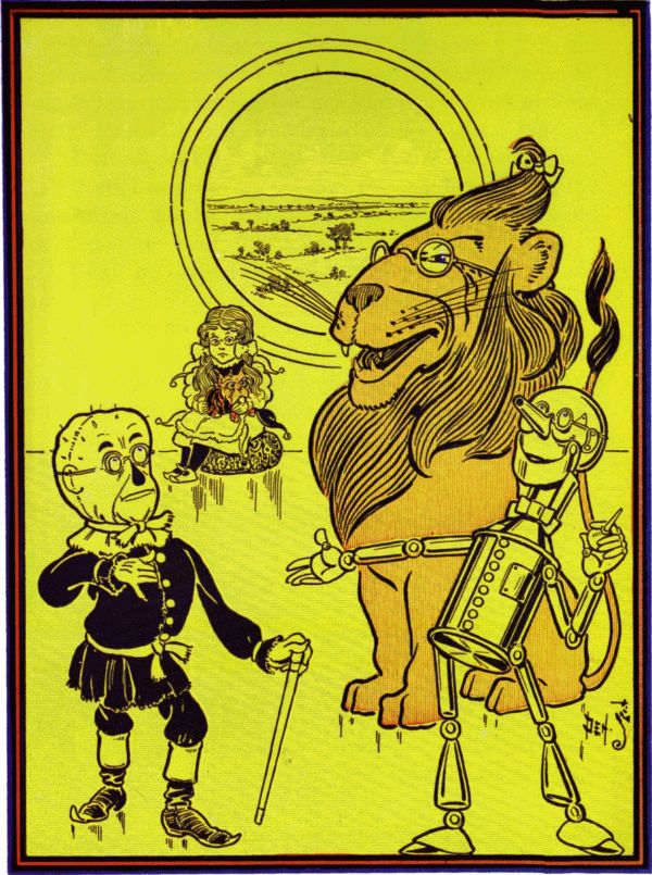 'I feel wise, indeed,' said the Scarecrow. 'I feel wise, indeed,' said the Scarecrow.