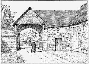 THE ENTRANCE TO ST. CROSS HOSPITAL. THE ENTRANCE TO ST. CROSS HOSPITAL.