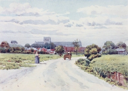 WINCHESTER CATHEDRAL FROM THE NORTH WINCHESTER CATHEDRAL FROM THE NORTH