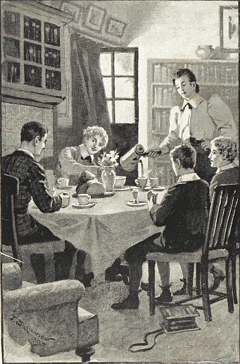 family having a meal