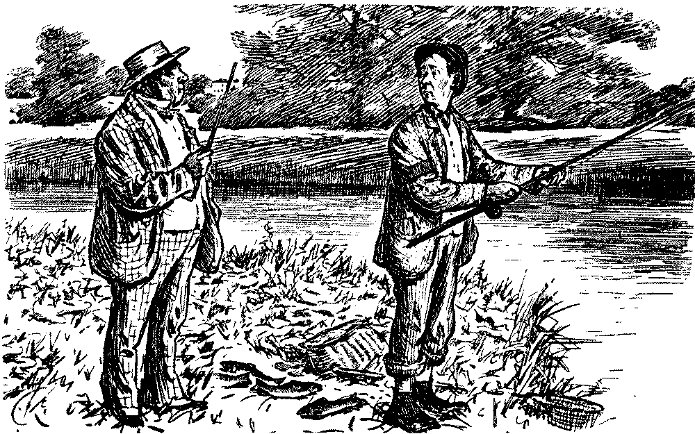 Employer talking to employee.