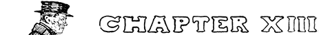 CHAPTER XIII CHAPTER XIII