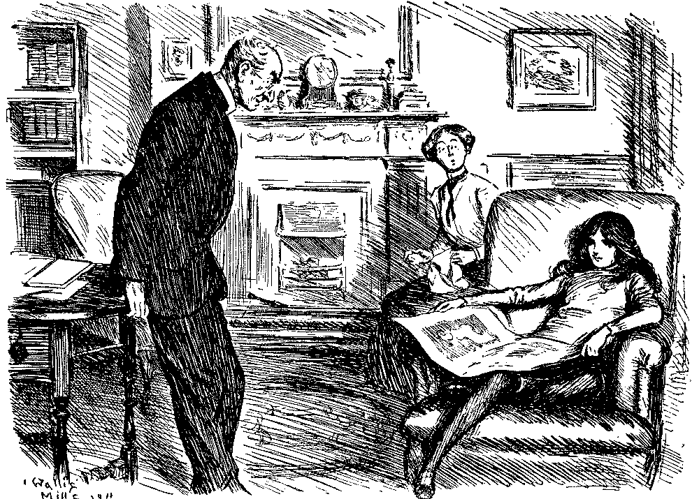 Clergyman  and girl talking.