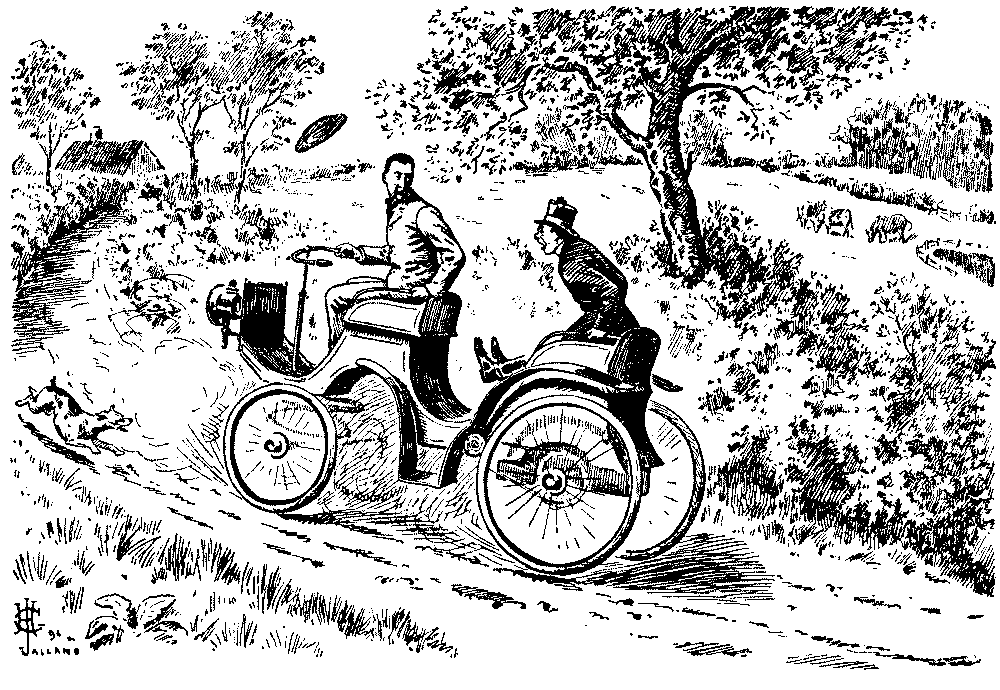 Car  stopping on hill.