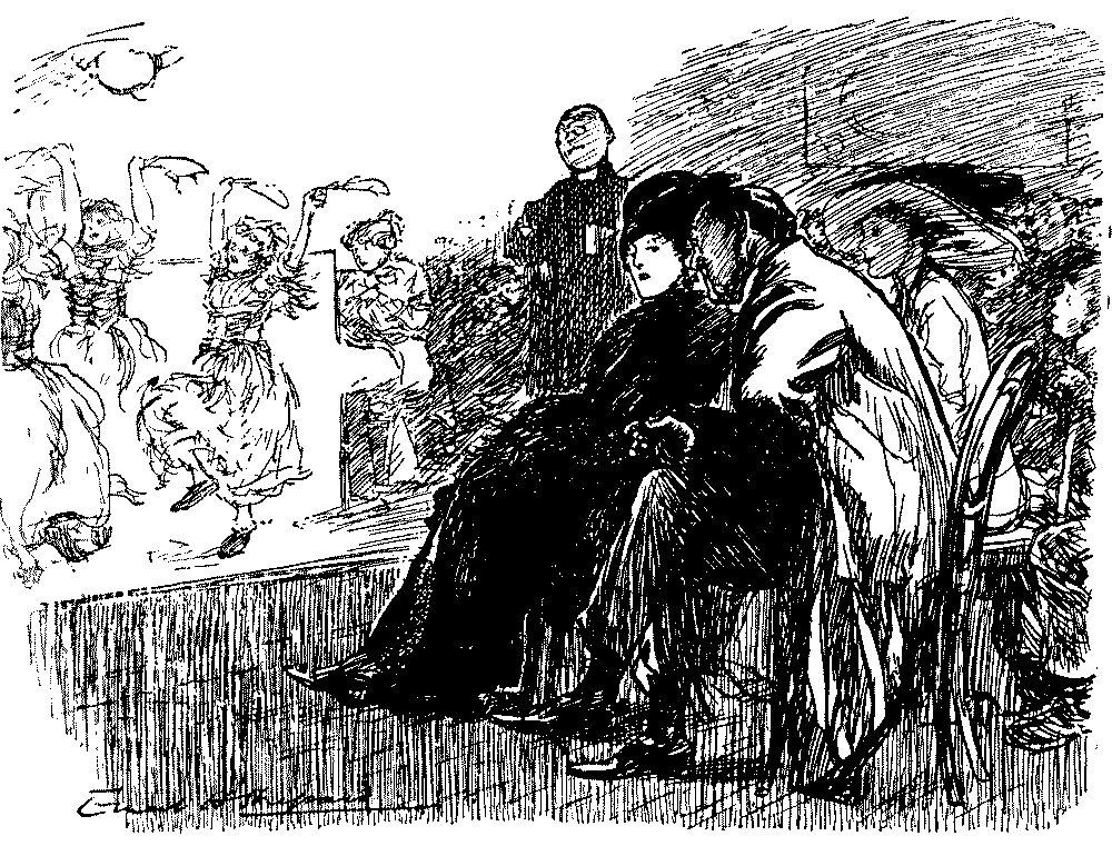 Man speaking with lady.