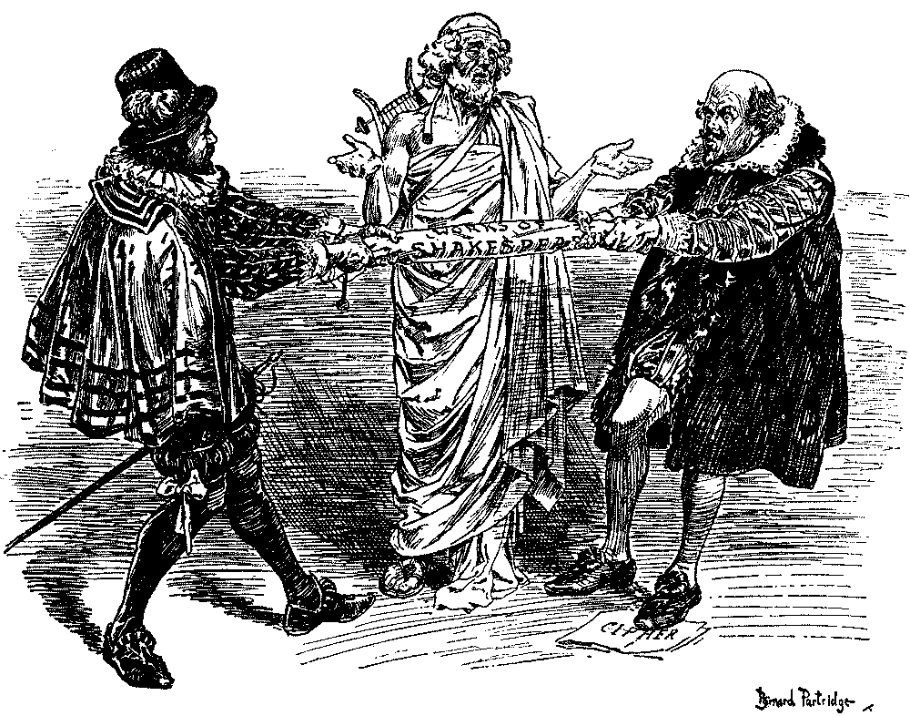 Ghost of Homer with Bacon and Shakespeare.