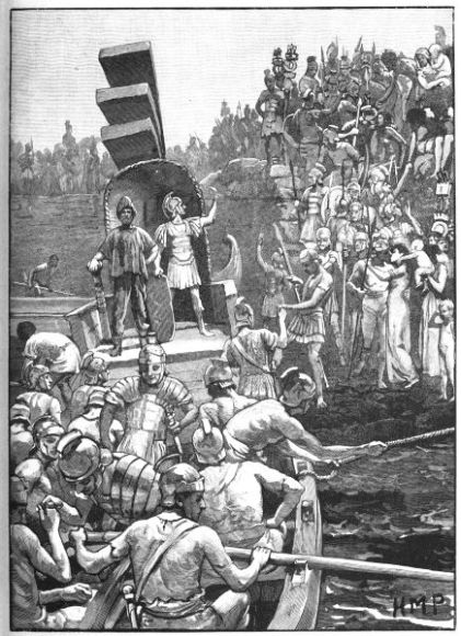 ROMAN SOLDIERS LEAVING BRITAIN See p. 18
