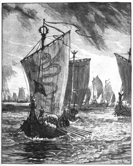 ANLAFF ENTERING THE HUMBER See p. 48