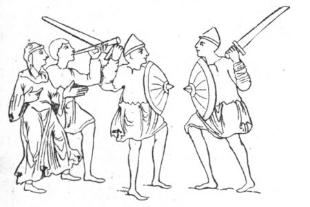 SWORD PLAY From Strutt's Manners, Customs, etc., of the English People