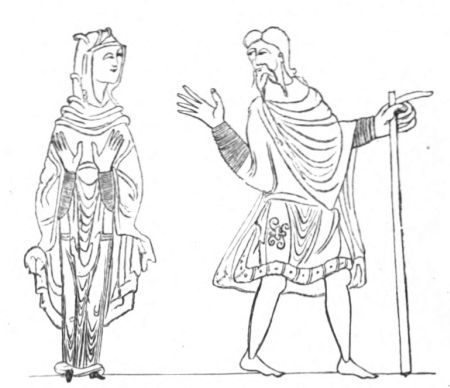 SAXON COSTUMES Cott. MS. Claud. B. 4