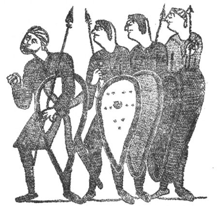 NORMAN SOLDIERS From the Bayeux Tapestry
