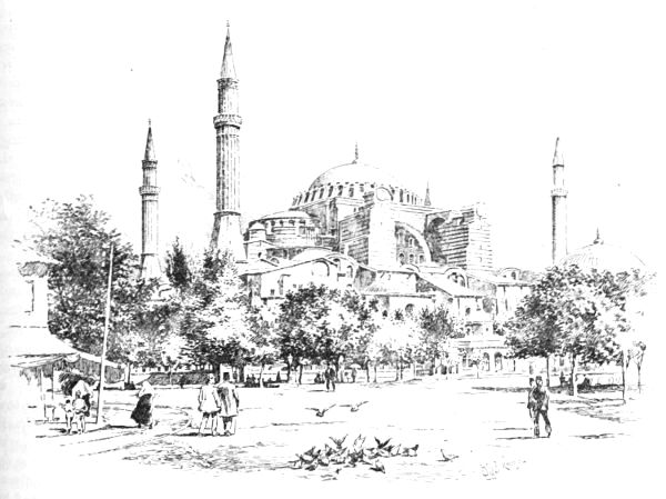 THE MOSQUE OF SANTA SOPHIA, CONSTANTINOPLE Photo: Abdullah Frères, Constantinople