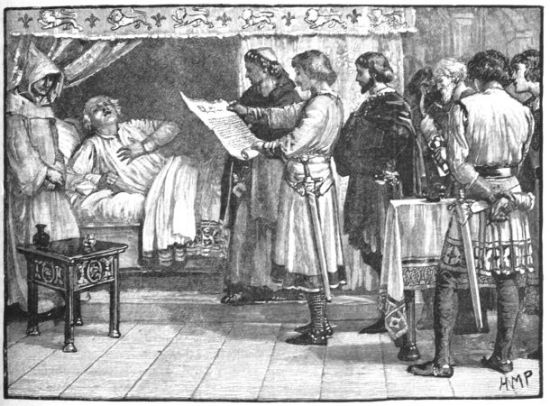 HENRY RECEIVING THE NEWS OF JOHN'S TREACHERY See p. 210