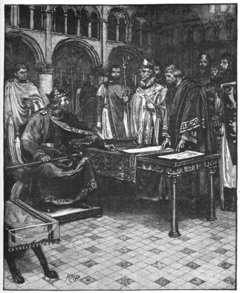 JOHN REFUSING HIS ASSENT TO THE ARTICLES OF THE BARONS