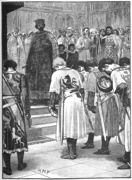 THE BARONS SUBMITTING THEIR DEMANDS TO HENRY See p. 298