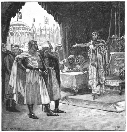 REVOLT OF THE BARONS AGAINST THE KING See p. 348