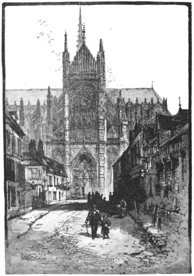 PORCH OF THE GOLDEN VIRGIN: AMIENS CATHEDRAL