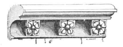 FOUR-LEAVED FLOWER, WITH FILLETED, ROUND, AND HOLLOW MOULDING